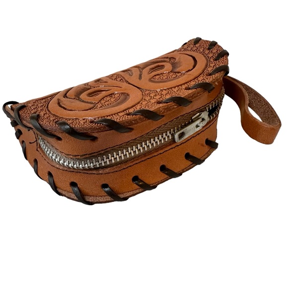 Handbags - Hand Tooled Leather Coin Purse